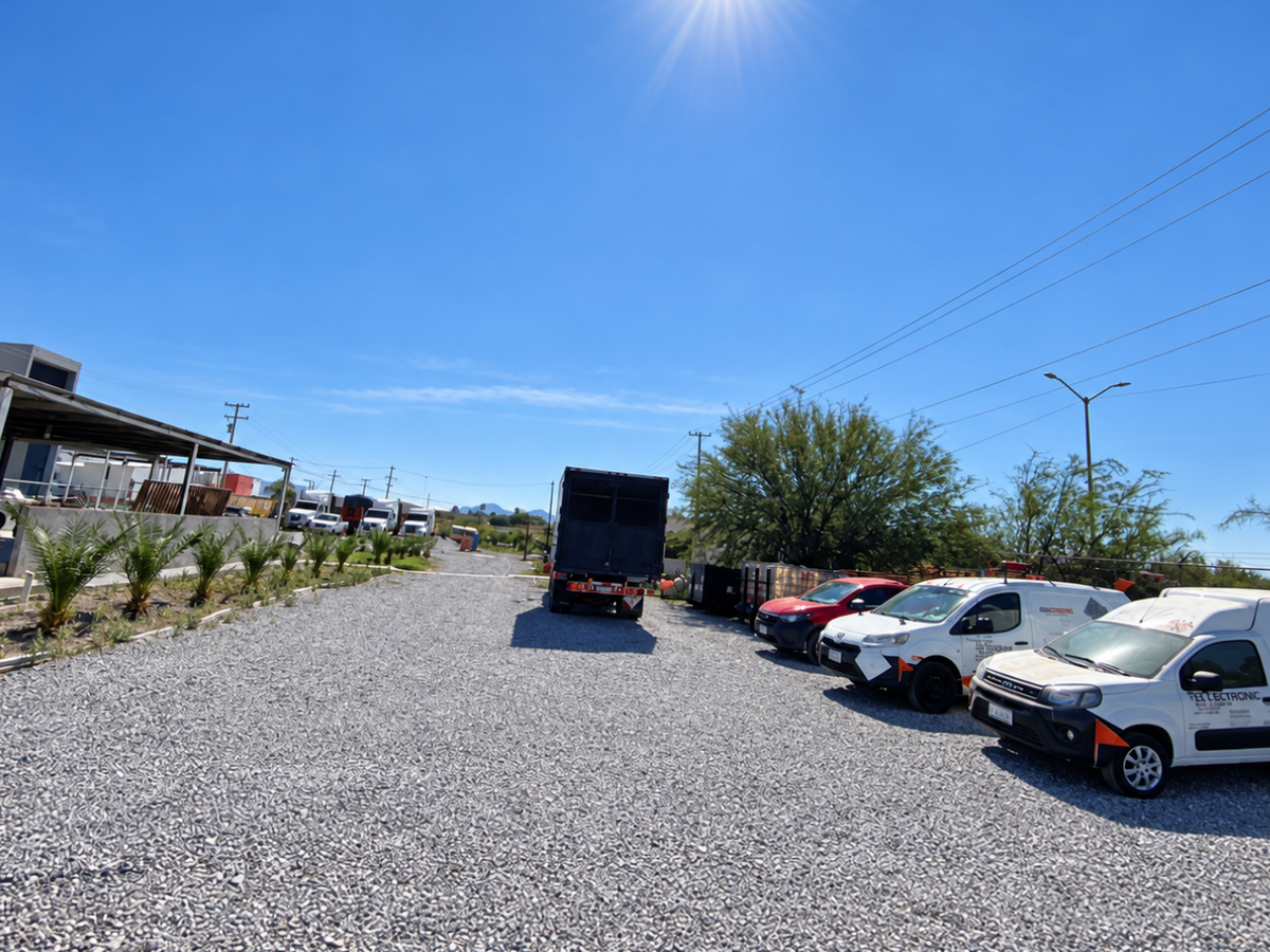 Patio operativo de BLAKH Capital y unidades de servicio en Torreón